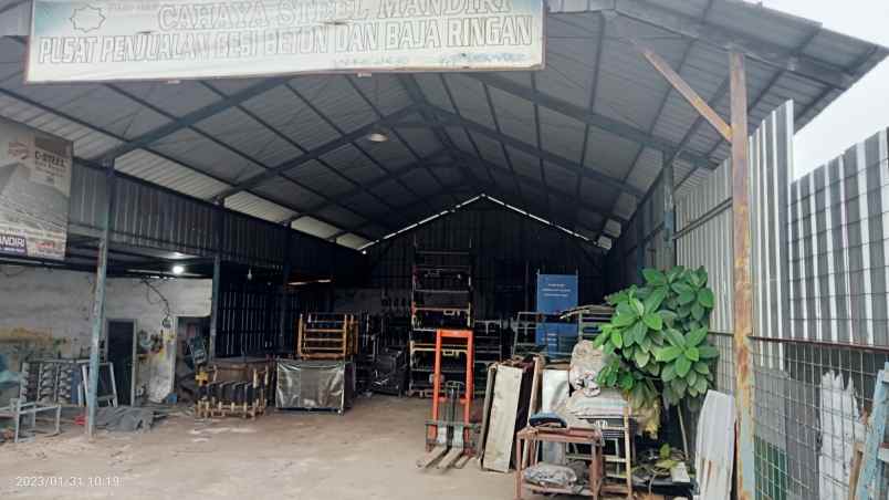 dijual gudang 712 m2 kota bekasi