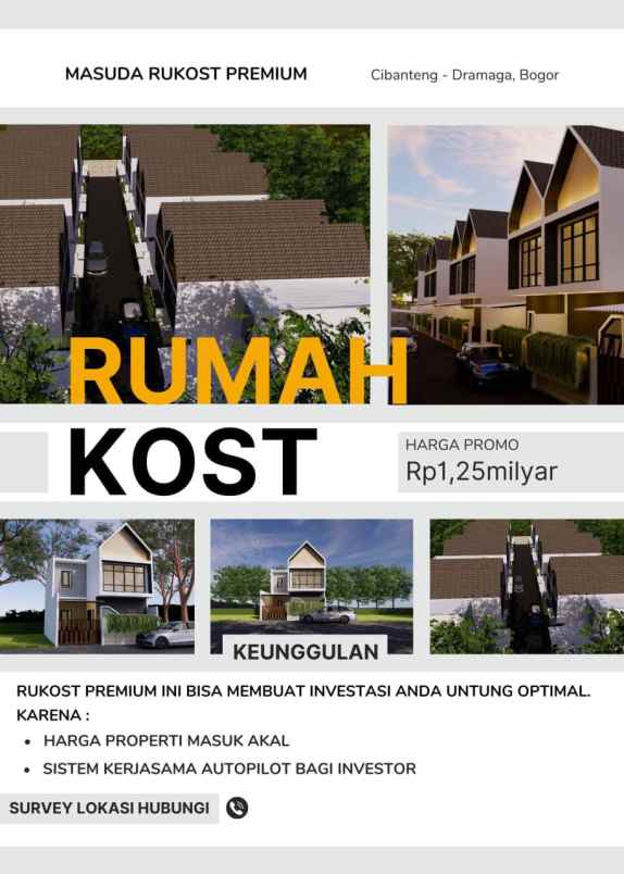 dijual kost cibanteng bogor