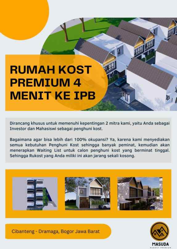 dijual kost cibanteng dramaga bogor