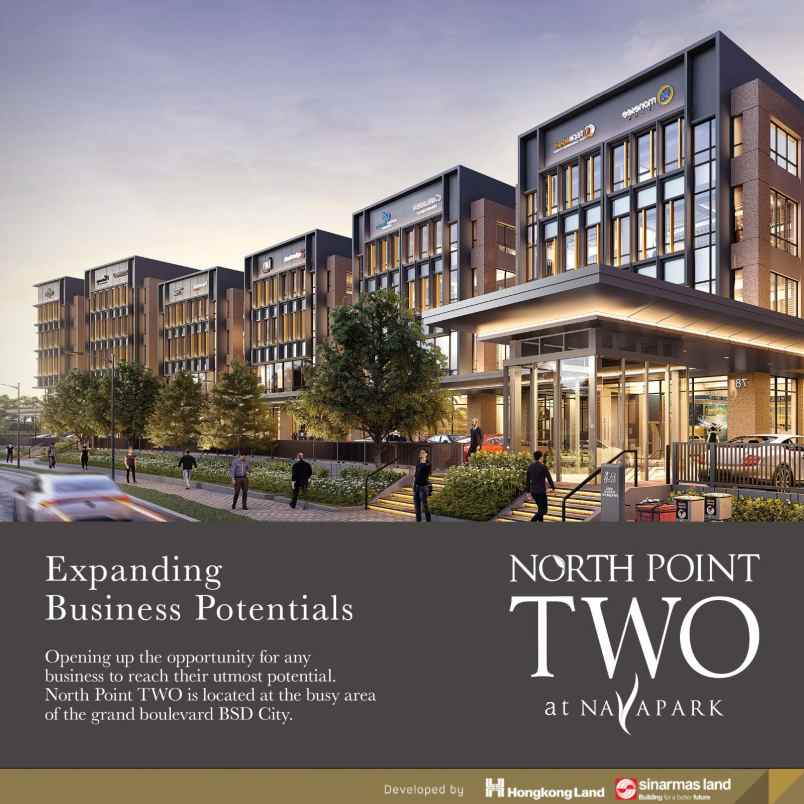 dijual north point two bsd city tangerang