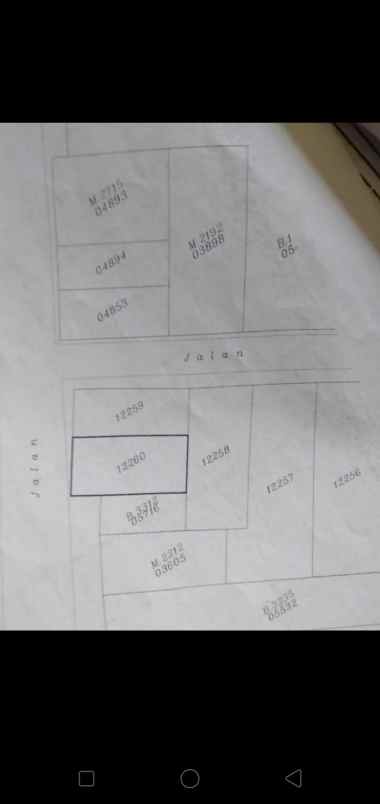 dijual ruko 2 lantai depan pasar