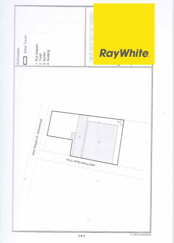 dijual ruko gudang kantor jalan hr muhammad