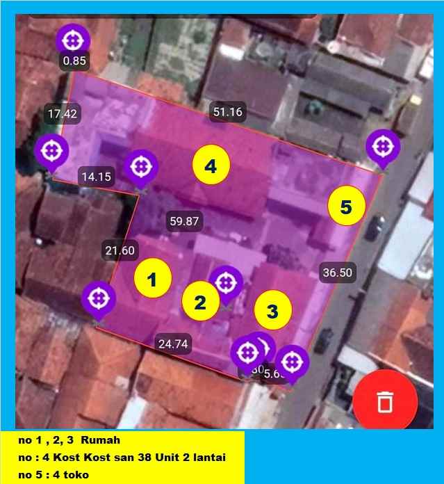 dijual ruko gudang kantor jalan ukong sutaatmaja