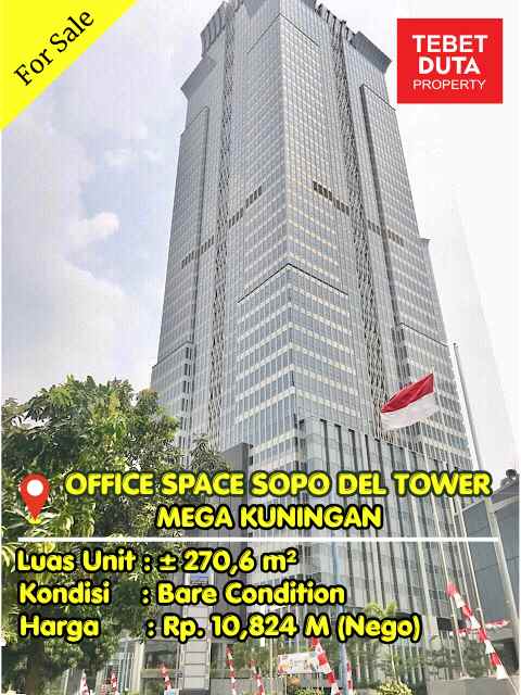 dijual ruko gudang kantor jl mega kuningan barat