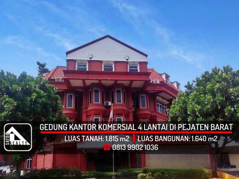 dijual ruko gudang kantor pejaten barat pasar minggu