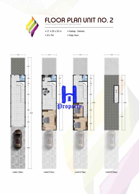 dijual ruko gudang kantor sutomo lumiere jalan bambu