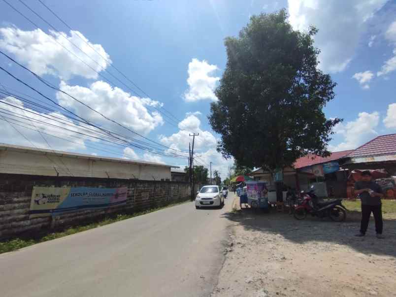 dijual ruko indomaret lokasi pinggir jalan sako baru