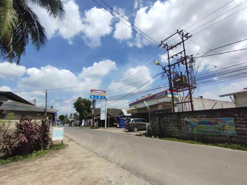 dijual ruko indomaret lokasi pinggir jalan sako baru