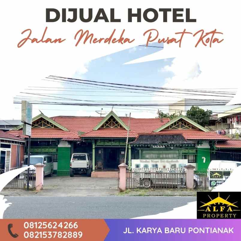 dijual ruko jalan merdeka kota pontianak