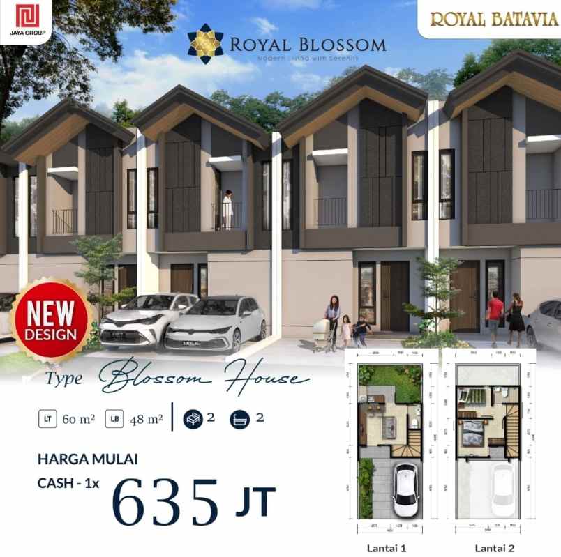 dijual rumah 2 lantai samping kantor puri jaya