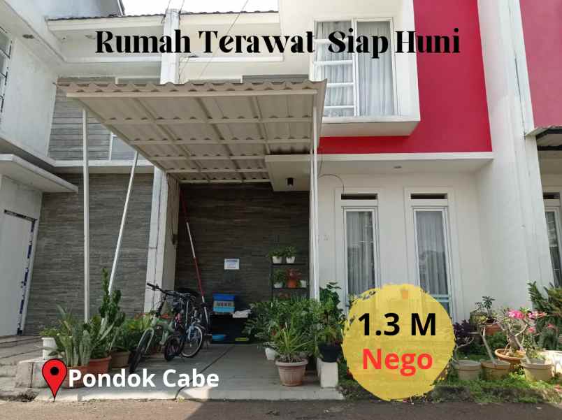 dijual rumah 2 lantai siap huni dan sangat terawat