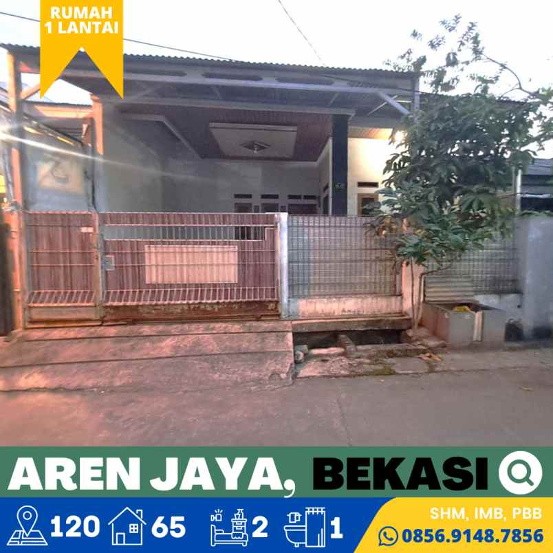 dijual rumah aren jaya