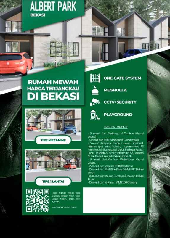 dijual rumah bekasi timur