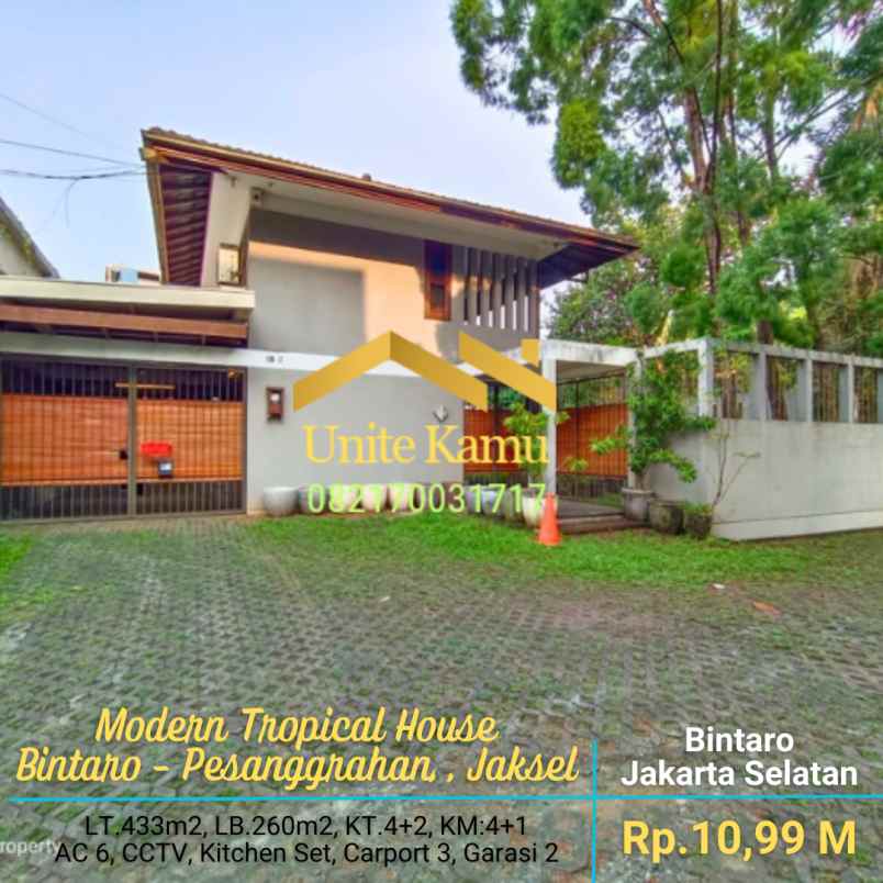 dijual rumah bintaro pesaggrahan