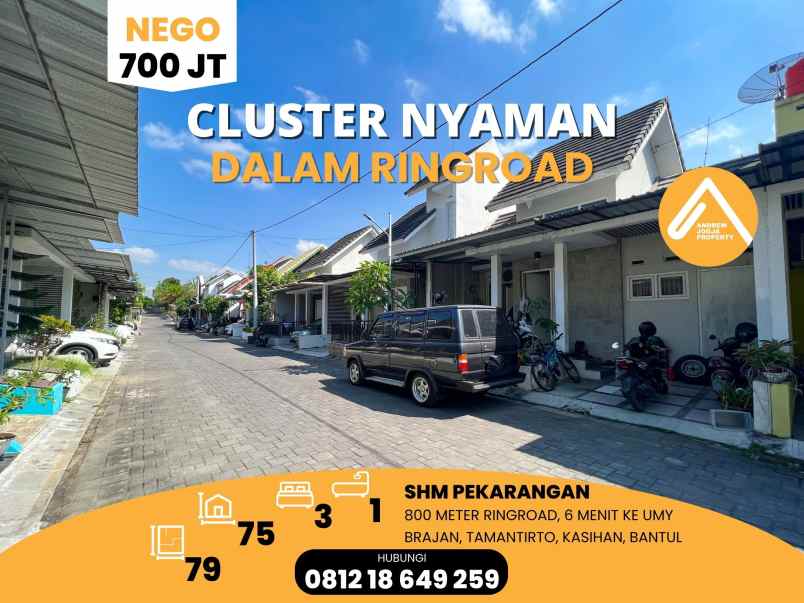 dijual rumah brajan tamantirto kasihan