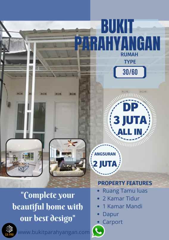 dijual rumah bukit parahyangan padalarang