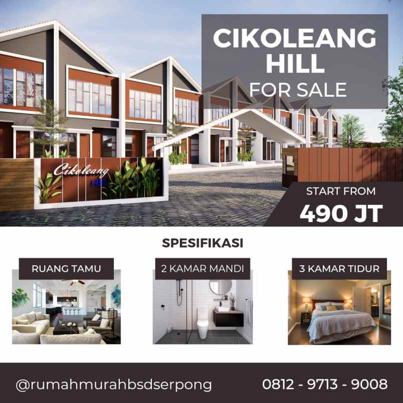 dijual rumah cikoleang hill sukamulya