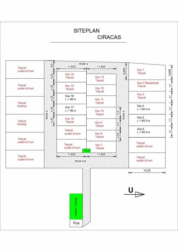 dijual rumah ciracas