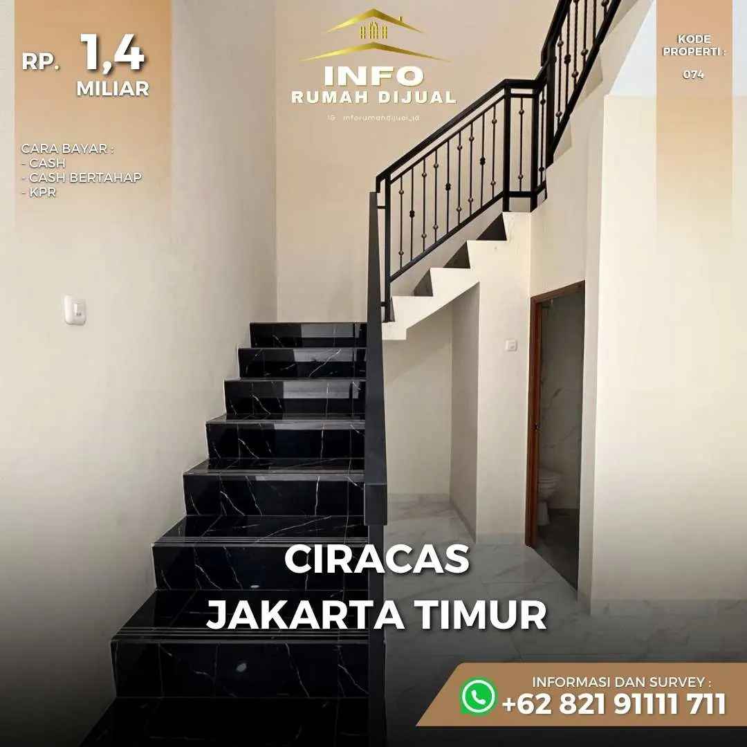 dijual rumah ciracas jakarta timur