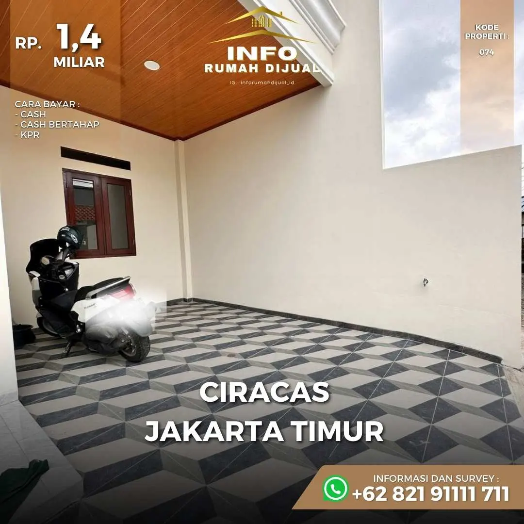 dijual rumah ciracas jakarta timur