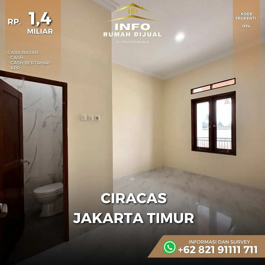 dijual rumah ciracas jakarta timur