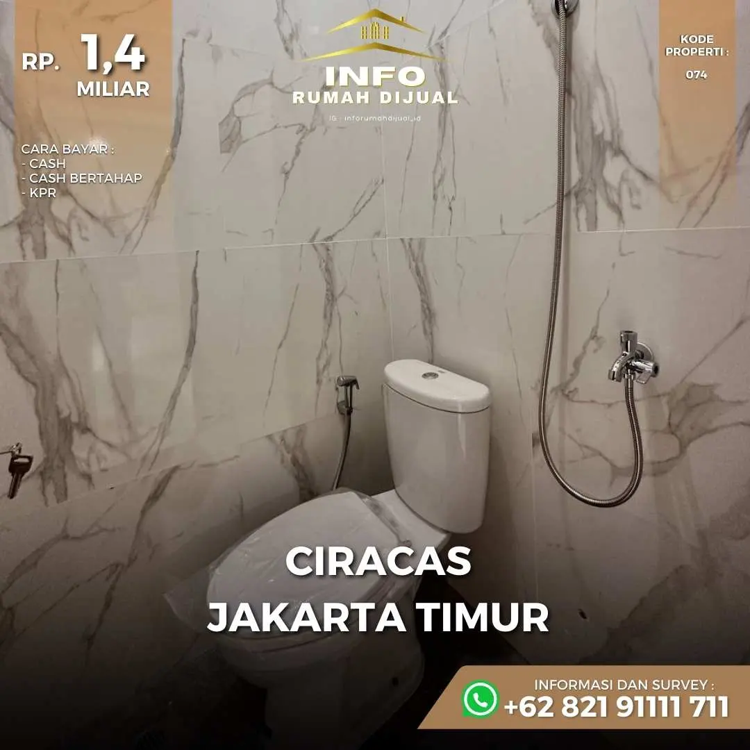 dijual rumah ciracas jakarta timur