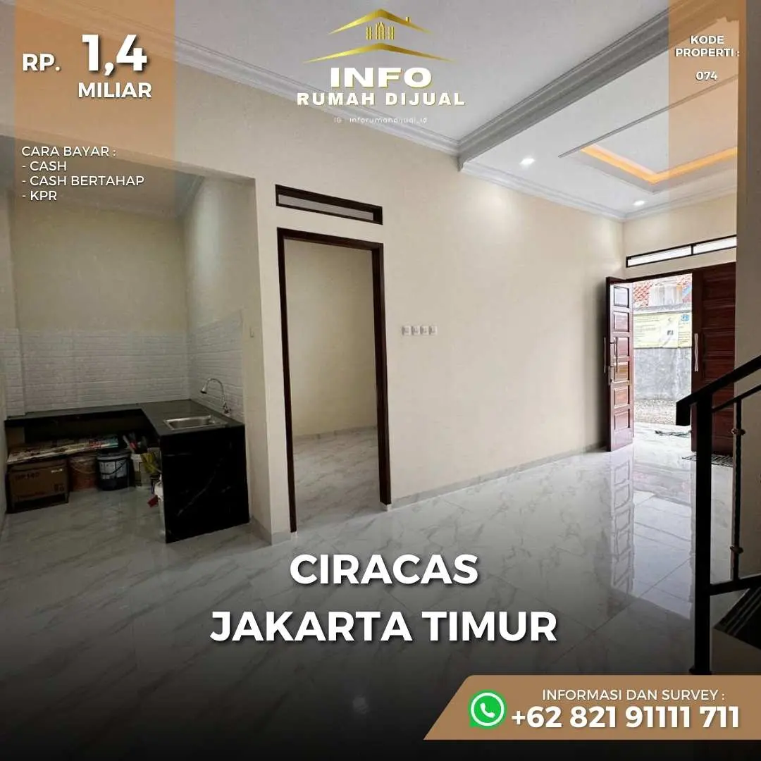 dijual rumah ciracas jakarta timur