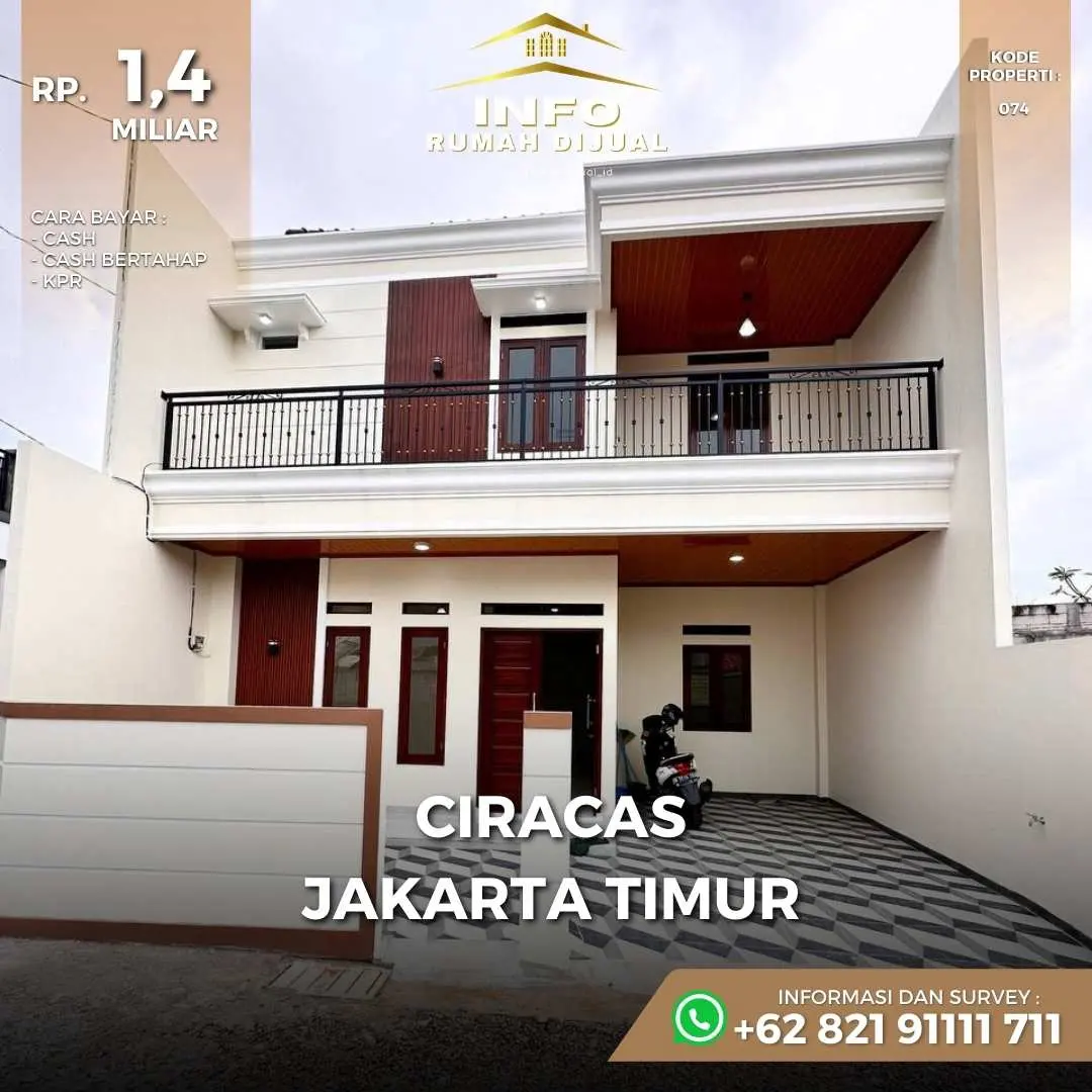 dijual rumah ciracas jakarta timur