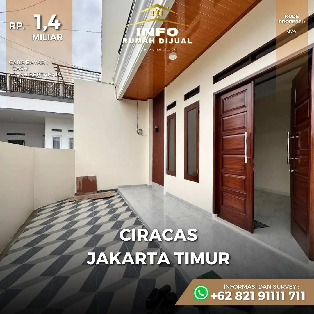 dijual rumah ciracas jakarta timur