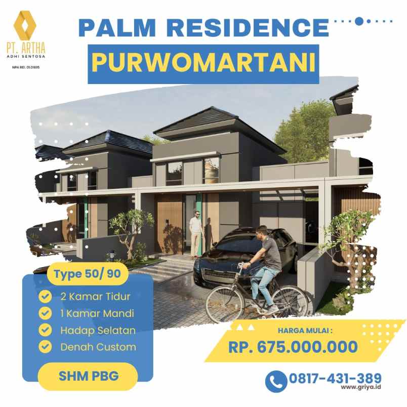 dijual rumah dayakan purwomartani