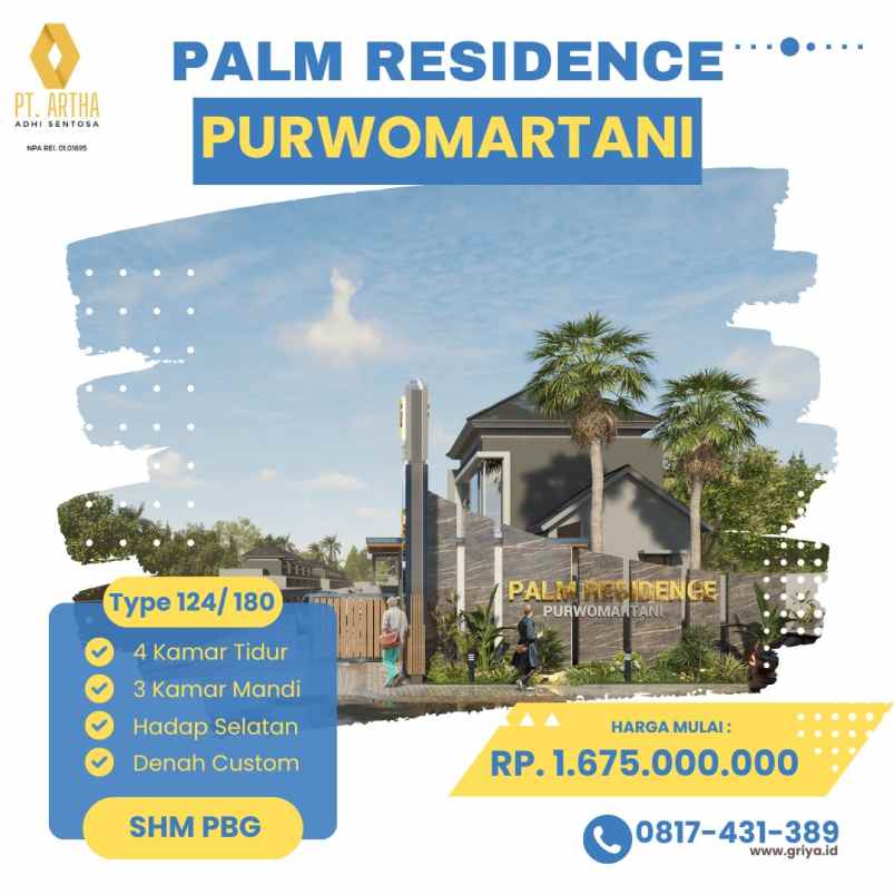 dijual rumah dayakan purwomartani