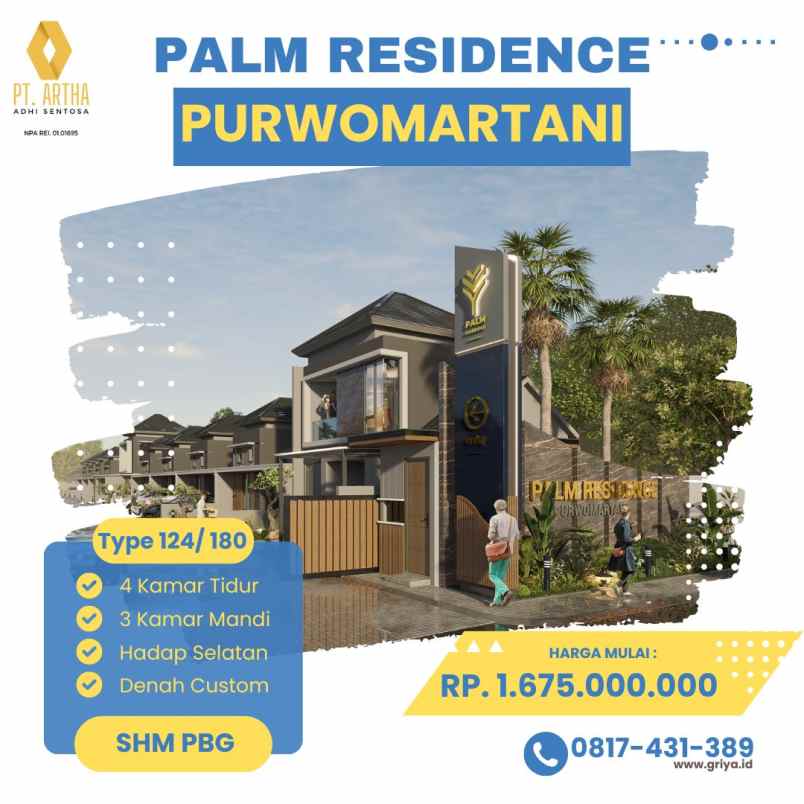 dijual rumah dayakan purwomartani