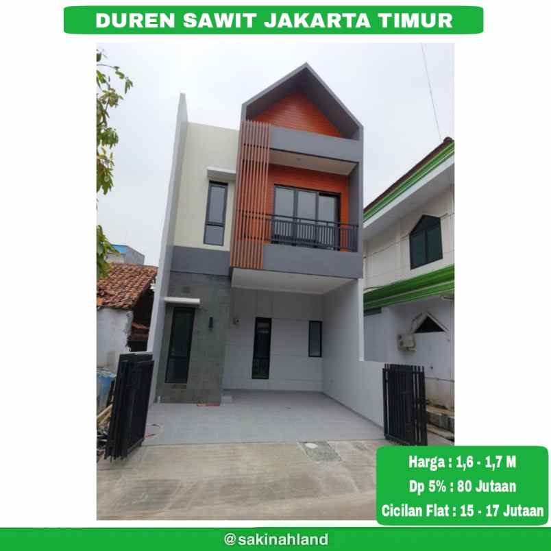 dijual rumah duren sawit