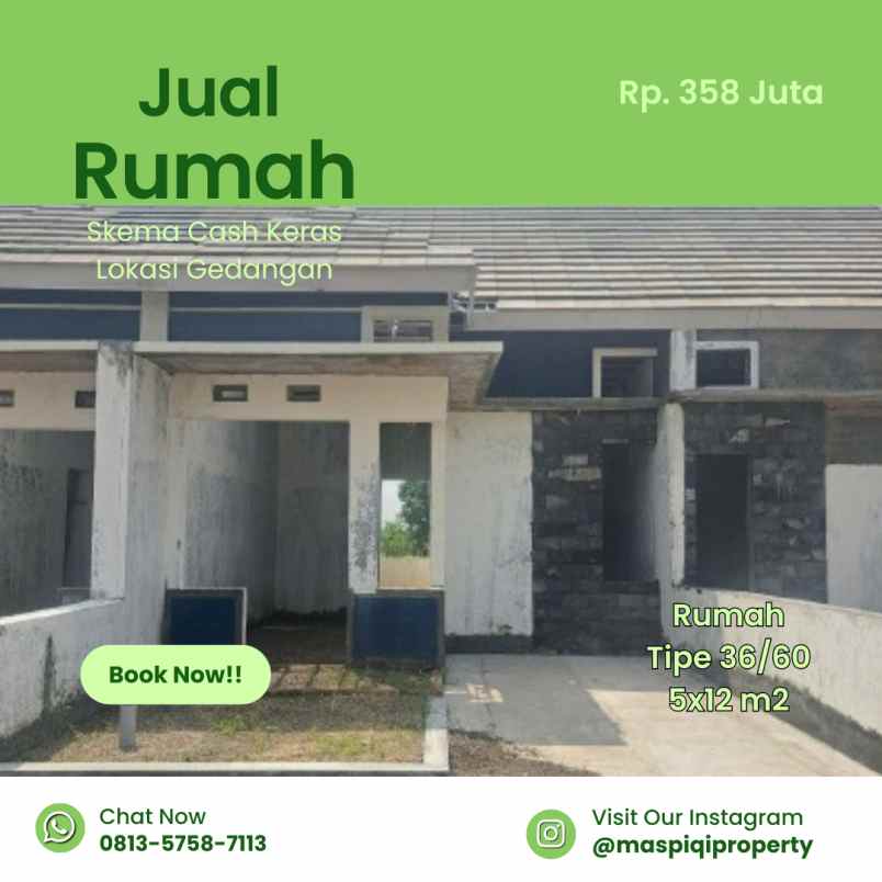 dijual rumah gemurung kecamatan