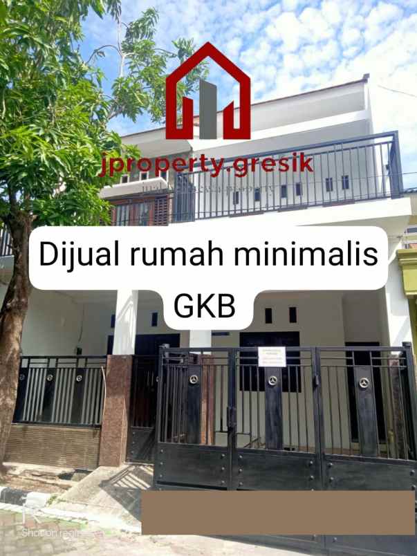 dijual rumah gkb minimalis 2 lantai