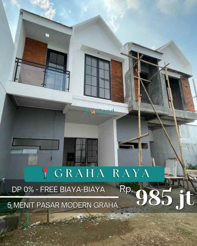 dijual rumah graha raya