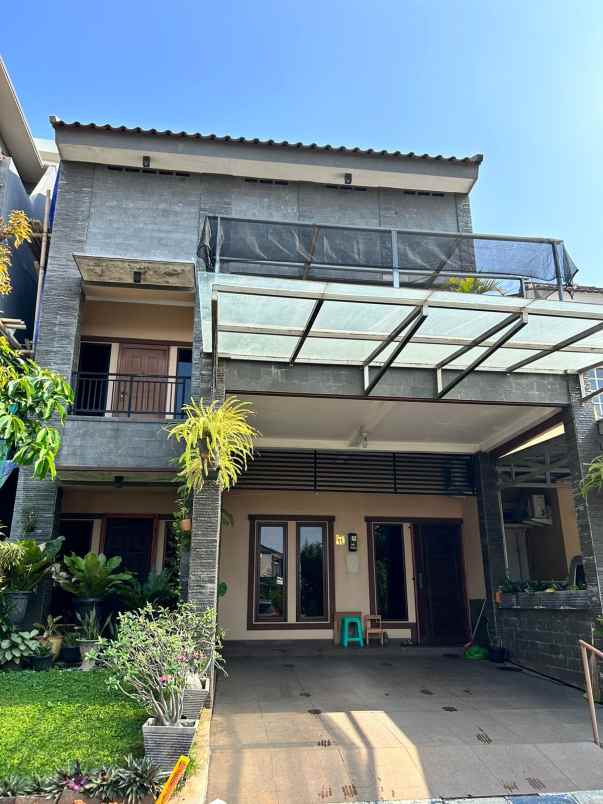 dijual rumah graha raya bintaro cluster