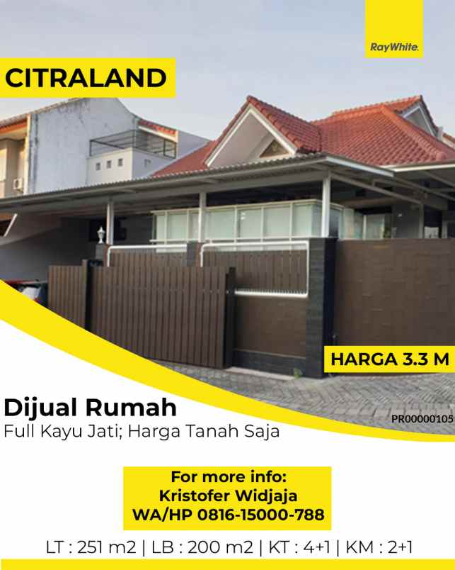 dijual rumah international village