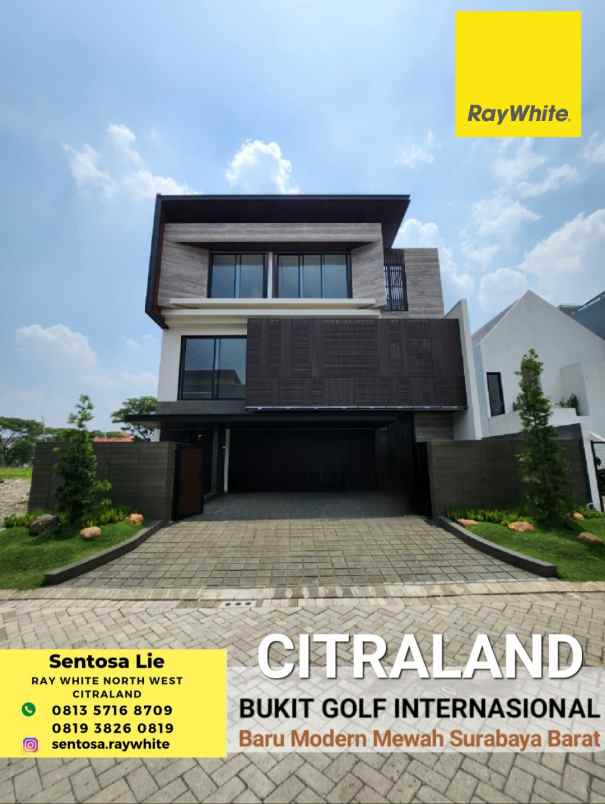 dijual rumah jalan bukit golf internasional