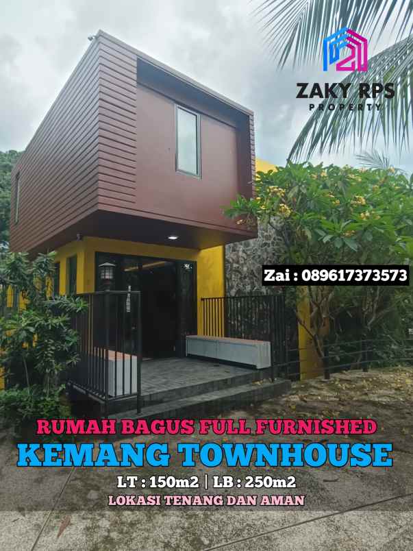 dijual rumah jalan kemang