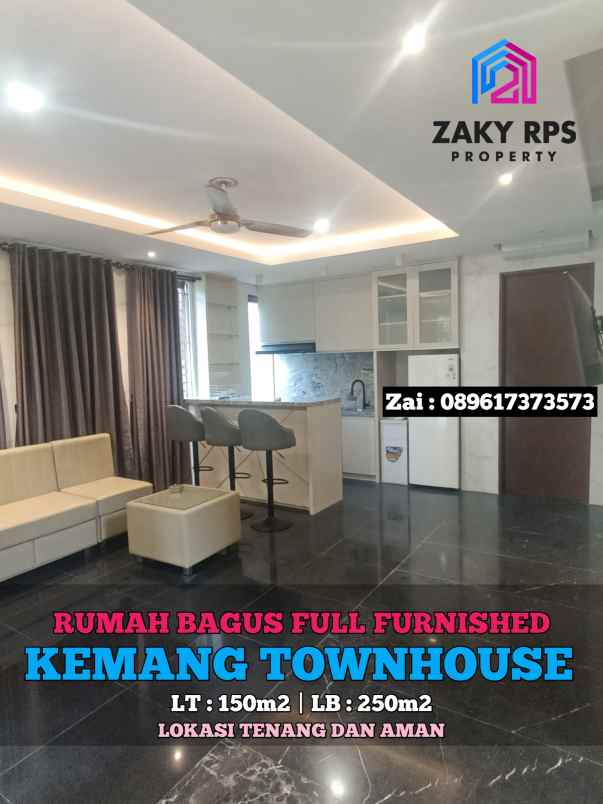 dijual rumah jalan kemang