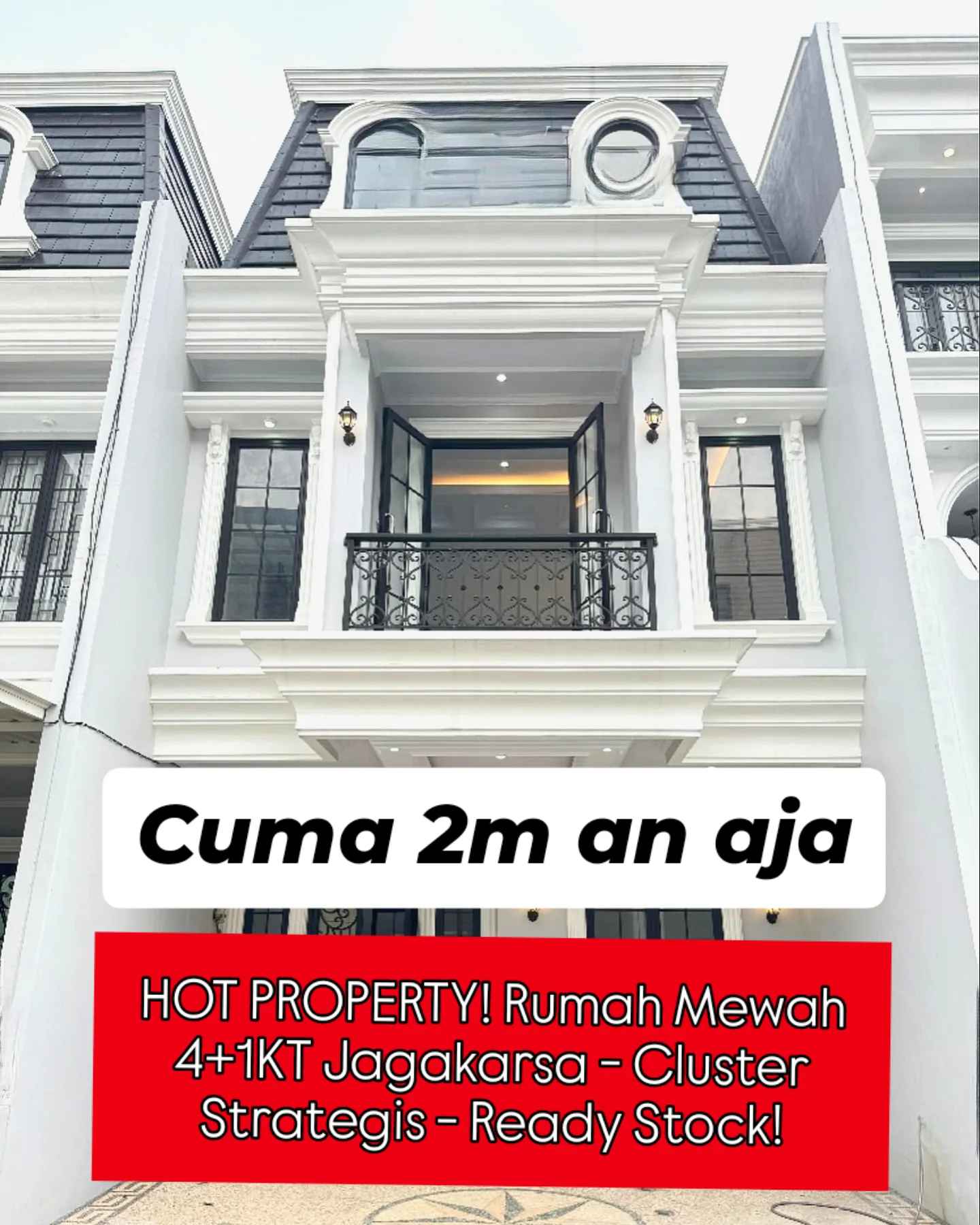 dijual rumah jalan raya jagakarsa