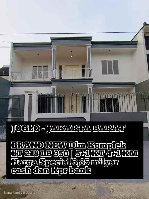 dijual rumah jalan raya joglo komplek