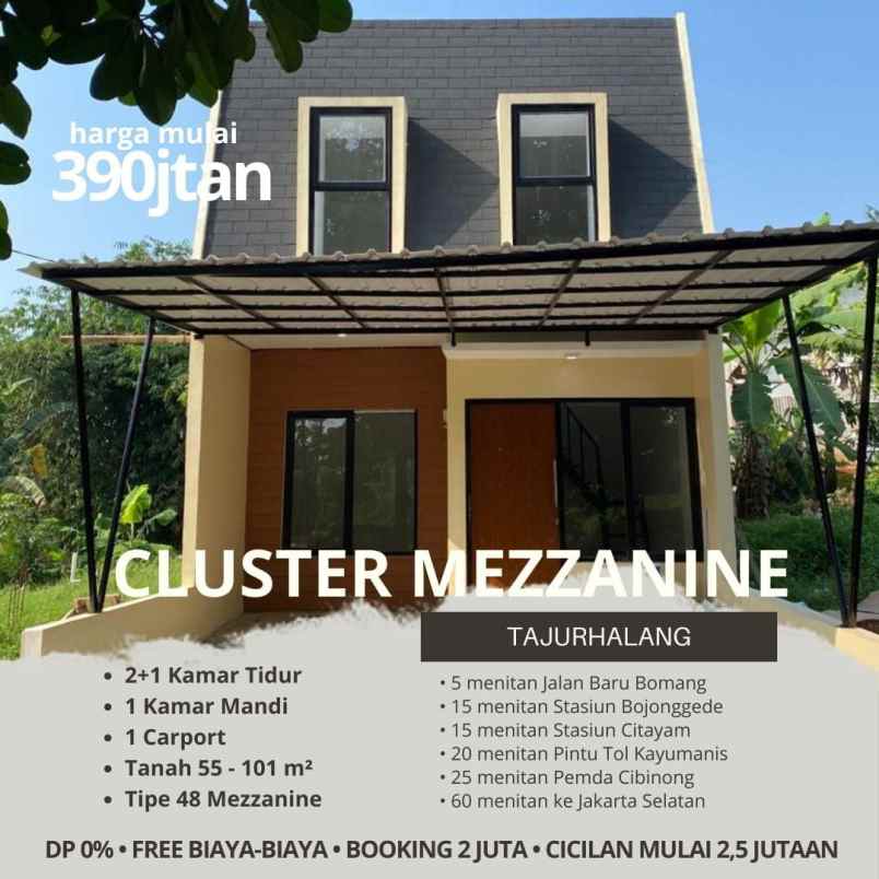 dijual rumah jalan raya sasak panjang