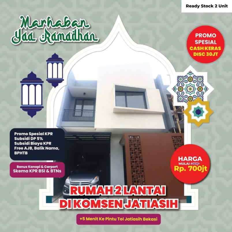 dijual rumah jatiasih bekasi