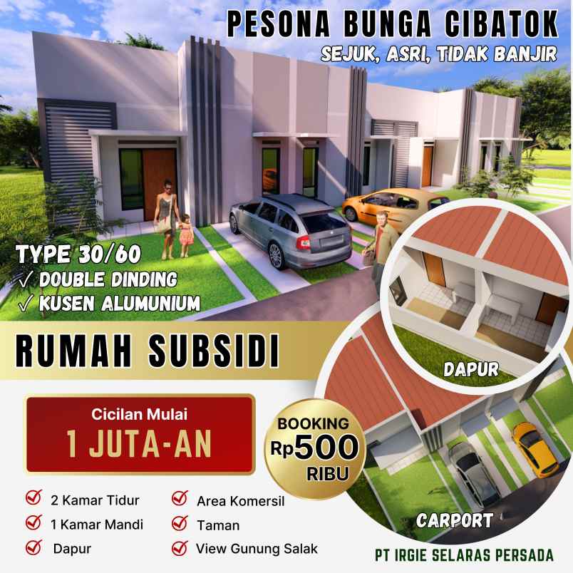 dijual rumah jl achmad tjoeng cibatok2