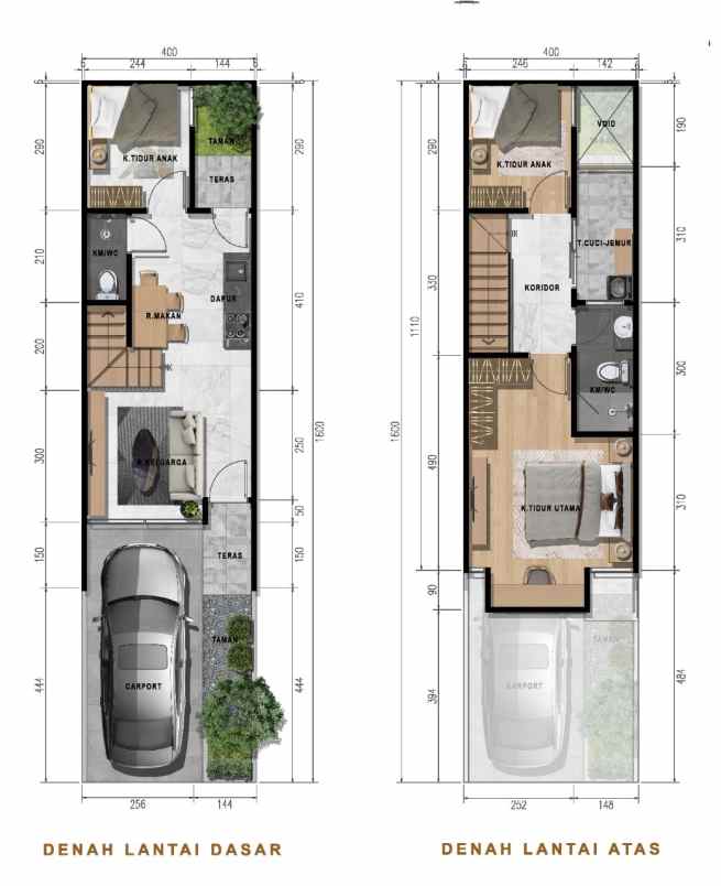 dijual rumah jl cempaka rt 005 rw007