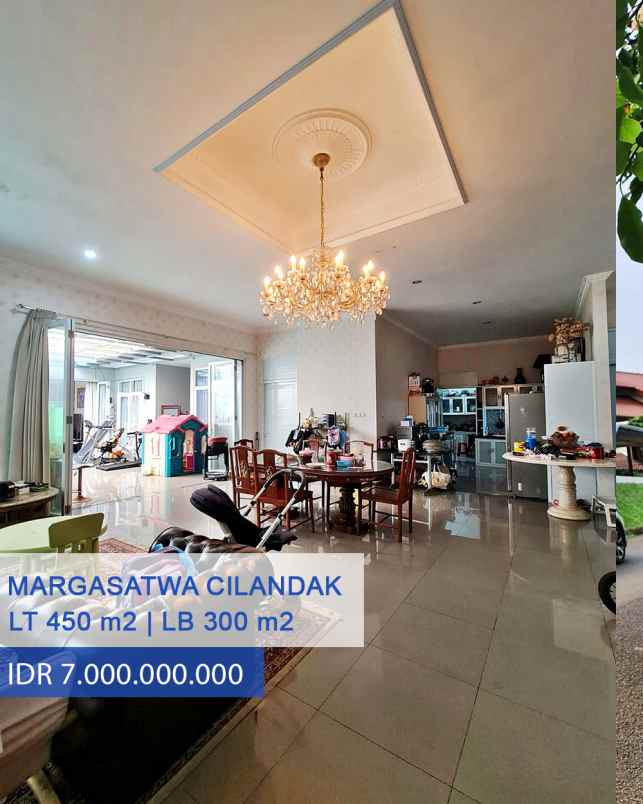 dijual rumah jl margasatwa cilandak