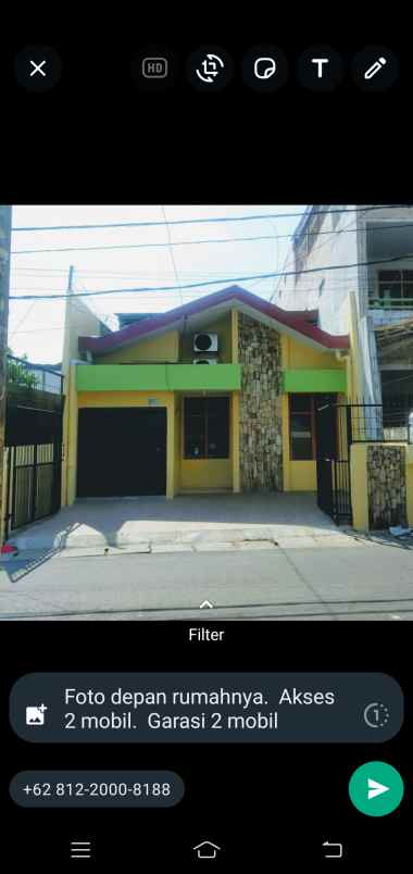 dijual rumah jl rawa bahagia raya no 19