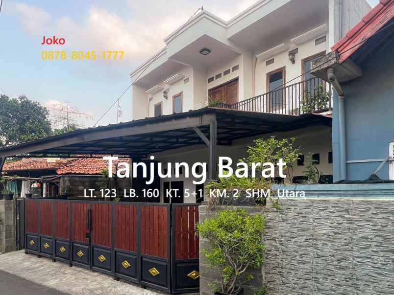 dijual rumah jl tanjung barat